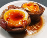すき焼きたれ風肉巻き半熟たまご作り方4写真
