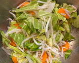 ササミと野菜のヘルシー低温炒め作り方3写真