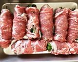豚肉のほうれん草巻き＊とろりトマト煮込み作り方3写真
