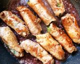 豚肉のほうれん草巻き＊とろりトマト煮込み作り方6写真