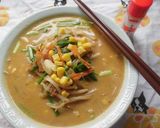 青森名物!味噌カレー牛乳らーめん♪作り方5写真