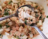 簡単!シーチキンと玉ねぎのかき揚げ♪作り方3写真