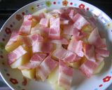 レンジで簡単美味！ポテトonベーコン♪作り方3写真