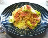 ◆キャベツとベーコンのアンチョビパスタ♪作り方5写真
