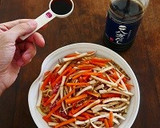 お手軽レンチン和風きんぴらそぼろ焼きそば作り方20写真