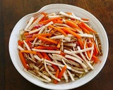 お手軽レンチン和風きんぴらそぼろ焼きそば作り方18写真