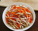 お手軽レンチン和風きんぴらそぼろ焼きそば作り方17写真