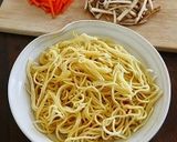 お手軽レンチン和風きんぴらそぼろ焼きそば作り方14写真