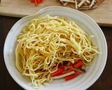 お手軽レンチン和風きんぴらそぼろ焼きそば作り方13写真