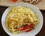 お手軽レンチン和風きんぴらそぼろ焼きそば作り方13写真