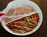 お手軽レンチン和風きんぴらそぼろ焼きそば作り方28写真