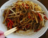 お手軽レンチン和風きんぴらそぼろ焼きそば作り方31写真