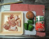 オナカにたまる鶏モモ肉のトマト煮作り方1写真