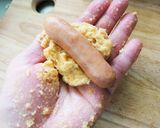 バッター液とパン粉でアメリカンドッグ♪作り方5写真