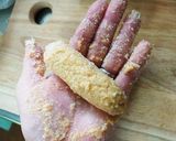バッター液とパン粉でアメリカンドッグ♪作り方6写真