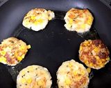 はんぺんとコーンのふわふわ焼き作り方4写真