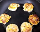 はんぺんとコーンのふわふわ焼き作り方4写真