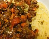 合い挽き肉のボロネーゼ風パスタ作り方4写真