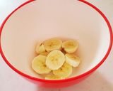 離乳食中期〜バナナオートミール粥作り方2写真