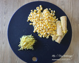 とうもろこしと生姜の炊き込みご飯。作り方1写真