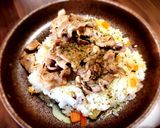 炊き込みピラフの豚ロース肉添え作り方4写真