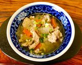 温ったまろ♪豚肉と大根の鶏ガラ入り味噌汁作り方5写真