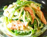 レンジ３分！小松菜カニカマ胡麻マヨサラダ作り方26写真