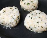 明太子と大葉のマヨネーズ焼きおにぎり作り方3写真