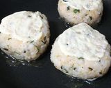 明太子と大葉のマヨネーズ焼きおにぎり作り方4写真