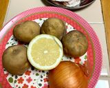 玉ねぎと生ハムのポテトサラダ作り方1写真