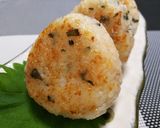 明太子と大葉のマヨネーズ焼きおにぎり作り方6写真