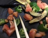 トマトと夏野菜のナポリタンスパゲティ作り方3写真
