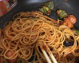 トマトと夏野菜のナポリタンスパゲティ作り方9写真