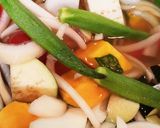 ゴロゴロお野菜で、ウズラ豆のカレーです。作り方1写真