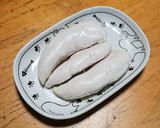 三つ葉と鶏ササミのからし和え作り方2写真