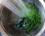 三つ葉と鶏ササミのからし和え作り方4写真
