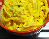 レンジで薄焼き卵からの錦糸卵作り方10写真