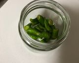 青唐辛子酢醤油作り方1写真