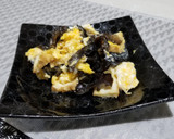 ダイエットにキクラゲと厚揚げの卵炒め作り方3写真