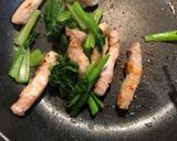 お弁当♡アスパラ菜と豚肉のレモン醤油炒め作り方6写真