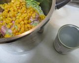 キャベツとコーンのスープ煮（圧力鍋）作り方2写真