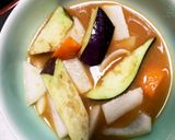 全てレンジ根菜だけ肉なし回鍋肉風あん煮作り方7写真