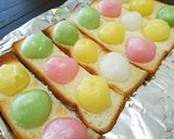 カラフル❤️お月見だんごトースト作り方6写真