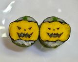 寿司型・模様巻き(ハロウィンかぼちゃ)作り方10写真