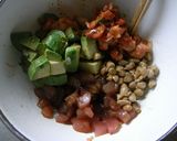 ☆キムチ納豆の生春巻き☆ミ作り方1写真