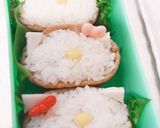 キャラ弁♡簡単！お稲荷ｄｅキティちゃん作り方3写真