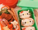 キャラ弁♡簡単！お稲荷ｄｅキティちゃん作り方4写真