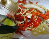鯖のパストラミ で冷製パスタ作り方3写真