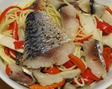 鯖のパストラミ で冷製パスタ作り方4写真