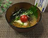 簡単☘️市販の鶏団子&塩麹入り味噌汁作り方6写真